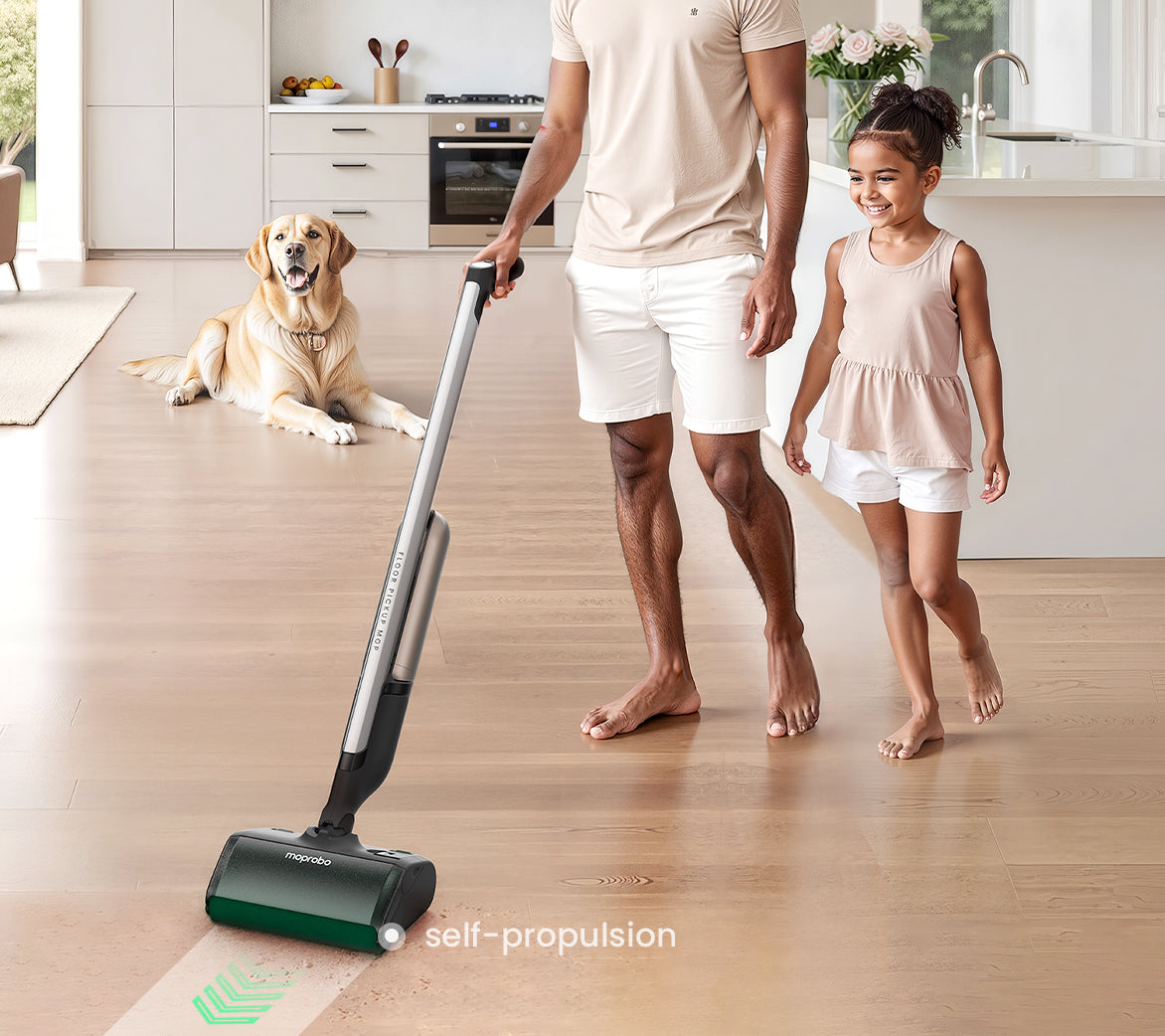 Moprobo Cordless 4 in 1 Pickup Mop M2 Turbo