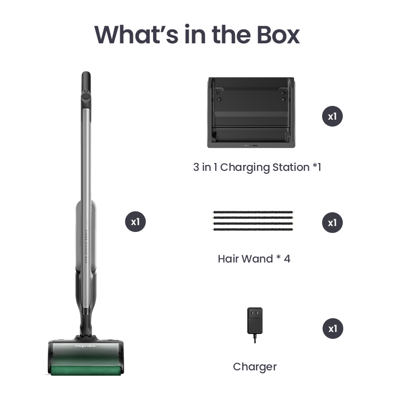 Moprobo M2 Turbo cordless 4-in-1 pickup mop