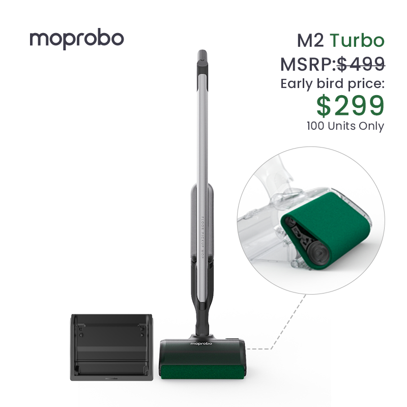 Moprobo Cordless 4 in 1 Pickup Mop M2 Turbo